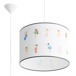 Lampa dla dziewczynki wisząca 1xE27 FAIRY 40
