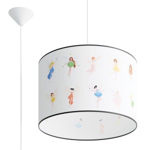 Lampa dla dziewczynki wisząca 1xE27 FAIRY 40