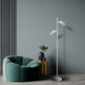 LAMPAMI - biała lampa stojąca, lampa podłogowa do salonu, lampa stojąca podłogowa