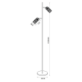 LAMPAMI - biała lampa stojąca, lampa podłogowa do salonu, lampa stojąca podłogowa
