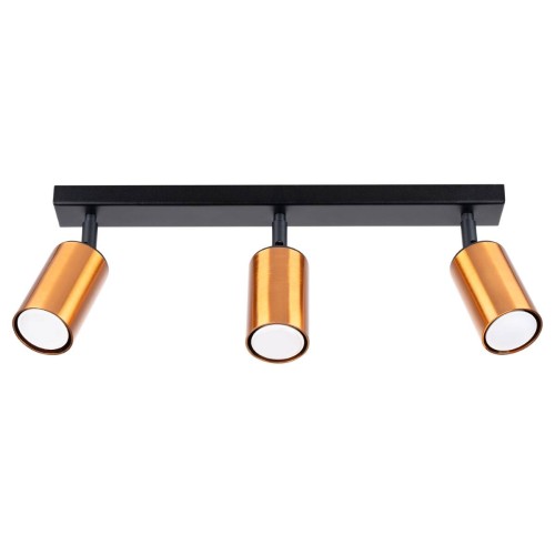 LAMPAMI - miedziana lampa sufitowa, lampa przysufitowa, lampa sufitowa do salonu