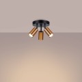 LAMPAMI - miedziana lampa sufitowa, lampa przysufitowa, lampa sufitowa do salonu