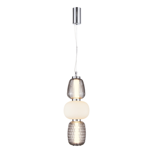 Pojedyncza lampa ledowa wisząca 178 cm 3000K CARO SMOKED 28W LED