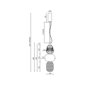 LAMPAMI - pojedyncza lampa wisząca szkic