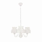 Żyrandol do sypialni biały 3xE27 40W ROSSINI 