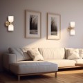 LAMPAMI - lampa ścienna, kinkiet do salonu, złoty kinkiet nowoczesny, kinkiet do sypialni, lampa glamour