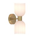 LAMPAMI - lampa ścienna, kinkiet do salonu, złoty kinkiet nowoczesny, kinkiet do sypialni, lampa glamour