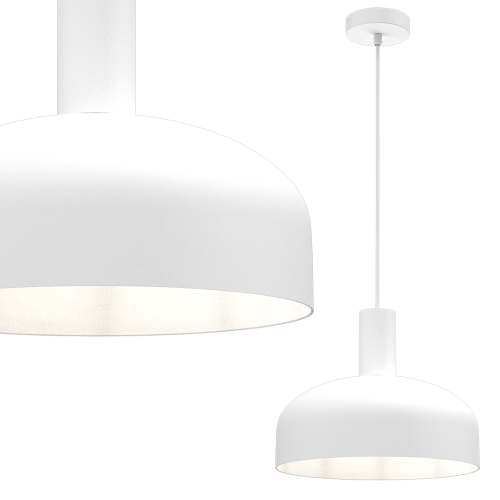 LAMPAMI - lampa nad okragły stół, lampa do jadalni, lampa nowoczesna wisząca biała