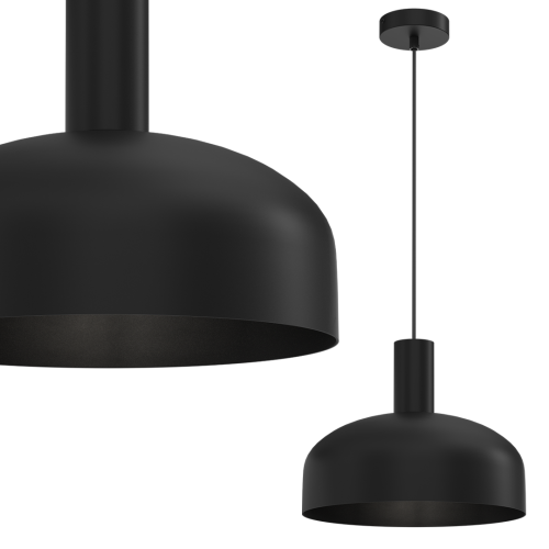LAMPAMI - lampa nad okragły stół, lampa do jadalni, lampa nowoczesna wisząca czarna