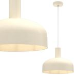Kremowa lampa wisząca nad stół 1XE27 VISBY KASZMIR 