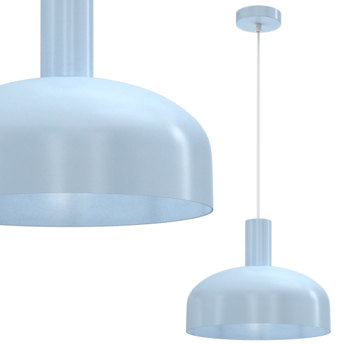 LAMPAMI - lampa dziecięca, lampa dla dziewczynki, lampa do pokoju dziecięcego, niebieska lampa wisząca