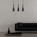 LAMPAMI - lampa nad stół, potrójna lampa wisząca, lampa wisząca czarna