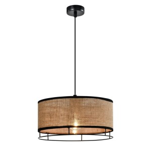Lampa sufitowa wisząca czarny ARDI 1xE27 40W