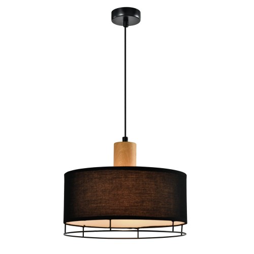 LAMPAMI - lampa nad okragły stół, lampa do jadalni, lampa nowoczesna wisząca czarna