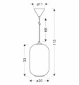 LAMPAMI -  lampa do sypialni szkic