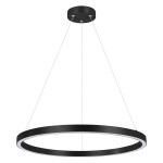Czarna lampa wisząca 126 cm 1xLED 3000K MIDWAY mała Triangle 