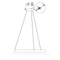 LAMPAMI - lampa wisząca ledowa szkic