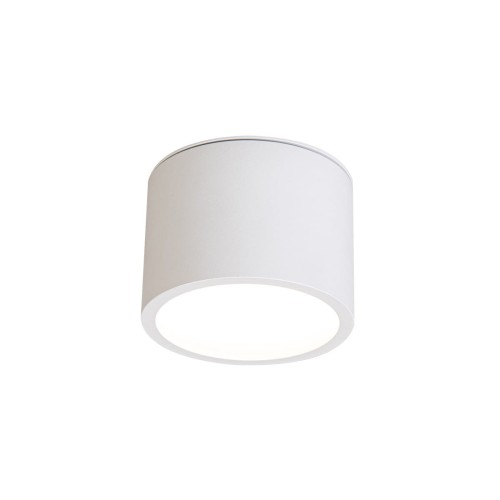 LAMPAMI - lampa sufitowa ledowa, lampa łazienkowa sufitowa, tuba sufitowa biała, oprawa sufitowa tuba biała
