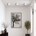 LAMPAMI - lampa sufitowa ledowa, lampa łazienkowa sufitowa, tuba sufitowa biała, oprawa sufitowa tuba biała