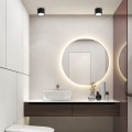 LAMPAMI - lampa łazienkowa pod prysznic, lampa tuba sufitowa, lampa do łazienki, czarna lampa do biura