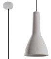 LAMPAMI - lampa z betonu, lampa betonowa sufitowa, lampa betonowa wisząca