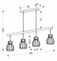 LAMPAMI - lampa loft szkic