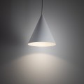 LAMPAMI - biała lampa do salonu, lampa sufitowa do nowoczesnego salonu, lampa wisząca pojedyncza