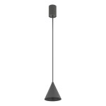  Lampa wisząca pojedyncza 130 cm stożek ZENITH XS kolor umbra gray/grafit 1xGU10