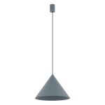 Lampa wisząca pojedyncza 130 cm stożek ZENITH M kolor umbra blue 1xGU10 