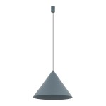 Lampa wisząca pojedyncza 130 cm stożek ZENITH L kolor umbra blue 1xGU10 