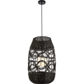 LAMPAMI - lampa sufitowa BOHO, żyrandol BOHO, czarna lampa w stylu boho, lampa boho do salonu
