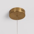 LAMPAMI - nowoczesna lampa wisząca, lampa do salonu, złota lampa ledowa, lampa do sypialni, designerska lampa ledowa