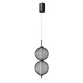 LAMPAMI - lampa ledowa czarna, czarna lampa wisząca, lampa wisząca czarna