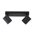 LAMPAMI - podwójna lampa spot, lampa przysufitowa, czarna lampa spot