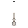 LAMPAMI - lampa ledowa czarna, czarna lampa wisząca, lampa wisząca czarna