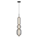 Pojedyncza lampa wisząca LED 150 cm 3000K 15W PUMA czarna 