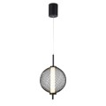 LAMPAMI - lampa ledowa czarna, czarna lampa wisząca, lampa wisząca czarna