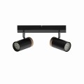 LAMPAMI - podwójna lampa spot, lampa przysufitowa, czarna lampa spot
