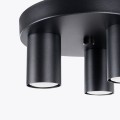 LAMPAMI - czarny plafon, lampa kuchenna, lampa sufitowa plafon, potrójna lampa sufitowa