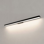 Kinkiet łazienkowy czarny 92 cm AQUA IP44 LED CCT 