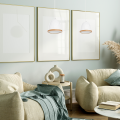 LAMPAMI - biała lampa wisząca drewniana, lampa z drewnem, lampa kuchenna sufitowa, lampa skandynawska