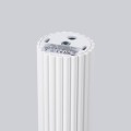 LAMPAMI - lampa sufitowa tuba, tuby sufitowe, biała lampa tuba, tuba sufitowa ryflowana