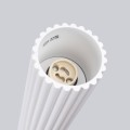 LAMPAMI - lampa sufitowa tuba, tuby sufitowe, biała lampa tuba, tuba sufitowa ryflowana