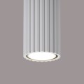 LAMPAMI - lampa sufitowa tuba, tuby sufitowe, biała lampa tuba, tuba sufitowa ryflowana