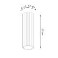 LAMPAMI - lampa sufitowa tuba szkic