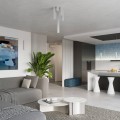 LAMPAMI - lampa sufitowa tuba, tuby sufitowe, biała lampa tuba, tuba sufitowa ryflowana