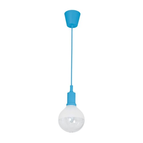 LAMPAMI - niebieska lampa wisząca nowoczesna, lampa do pokoju dziecka, błękitna lampa