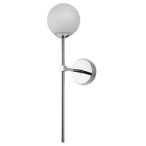 LAMPAMI - lampa ścienna, kinkiet do salonu, chromowy kinkiet nowoczesny, kinkiet do sypialni, kinkiet łazienkowy