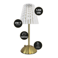 LAMPAMI - lampka nocna LED, lampka do sypialni, lampka stołowa nowoczesna