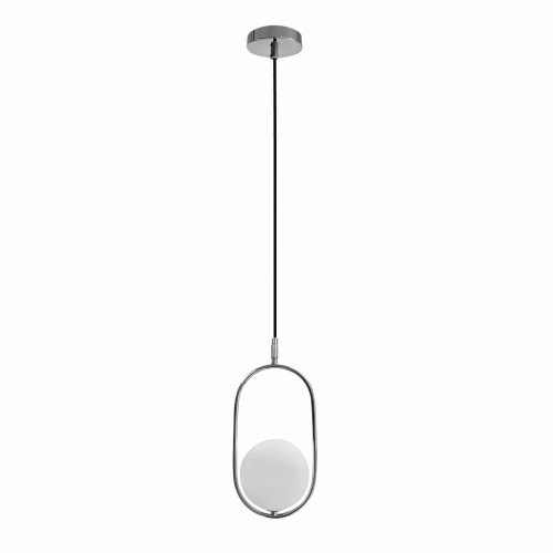 LAMPAMI - lampa do jadalni, klosze szklane kule, lampa wisząca chrom, lampa do sypiani przy łóżku